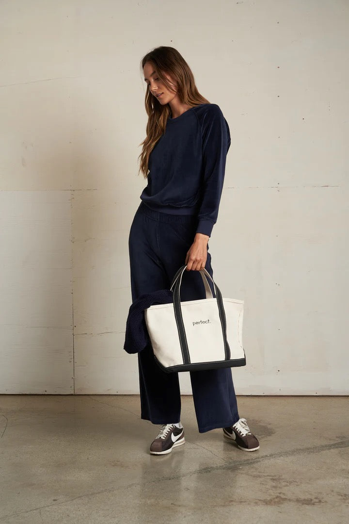 Stella Velour Shrunken Raglan Sweatshirt