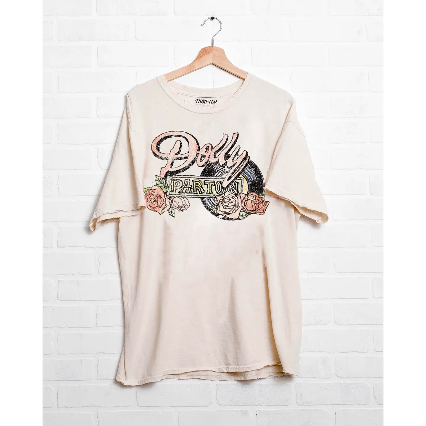 Dolly Parton Rose Records Graphic Tee