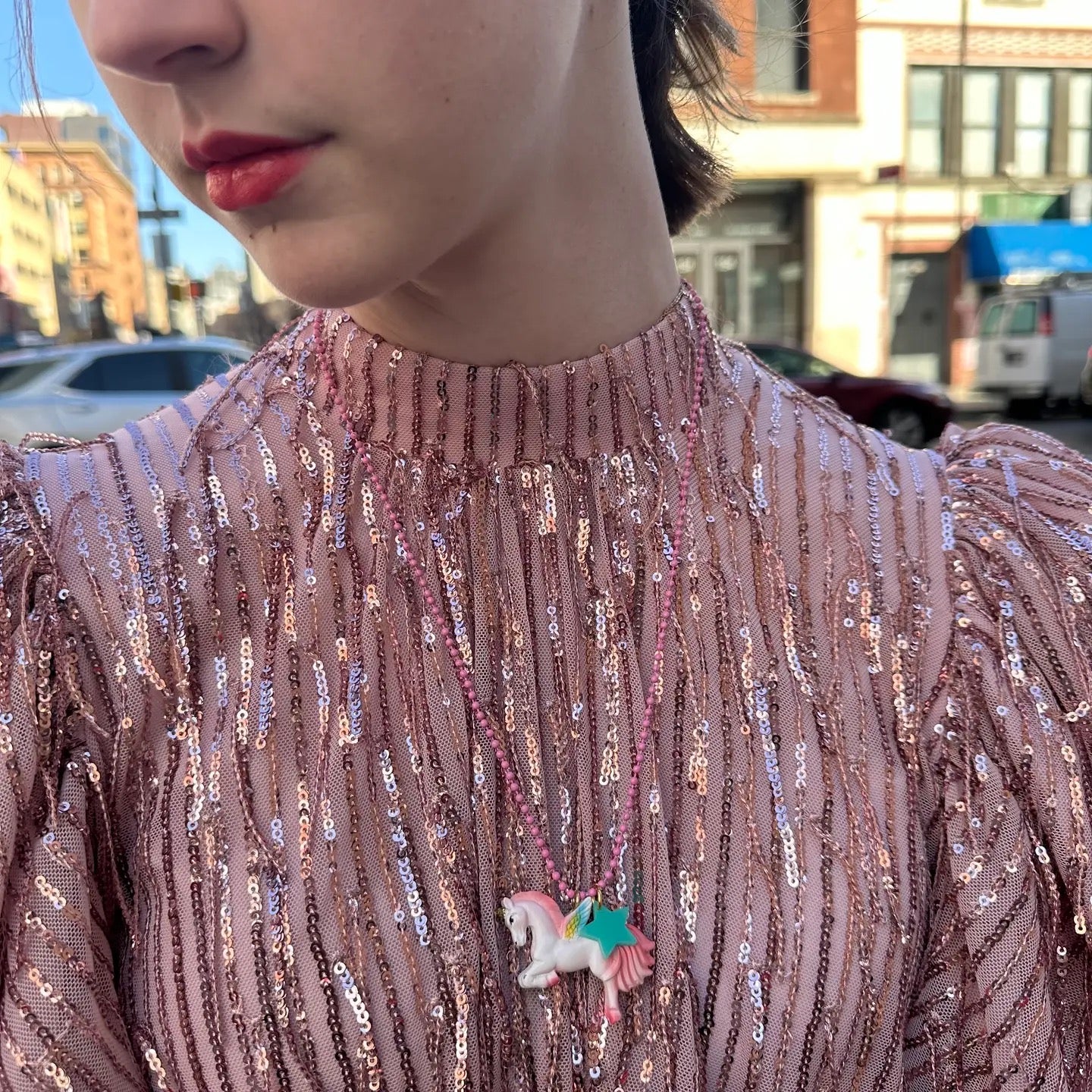 Rainbow Unicorn Necklace