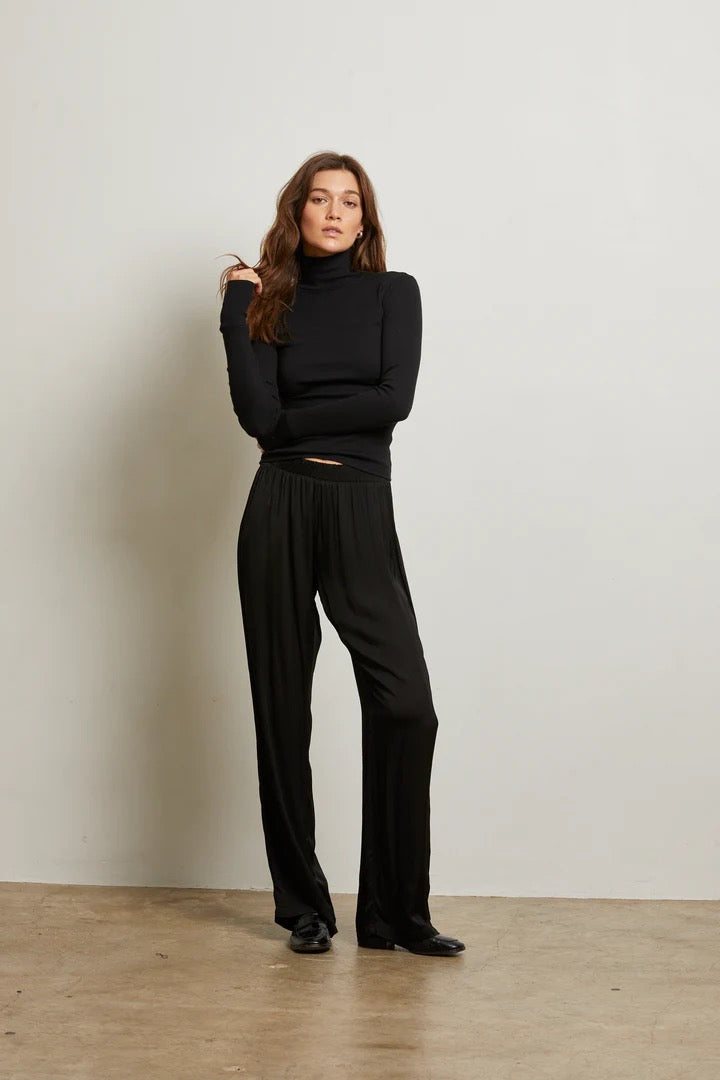 Camile Satin Wide Leg Pant