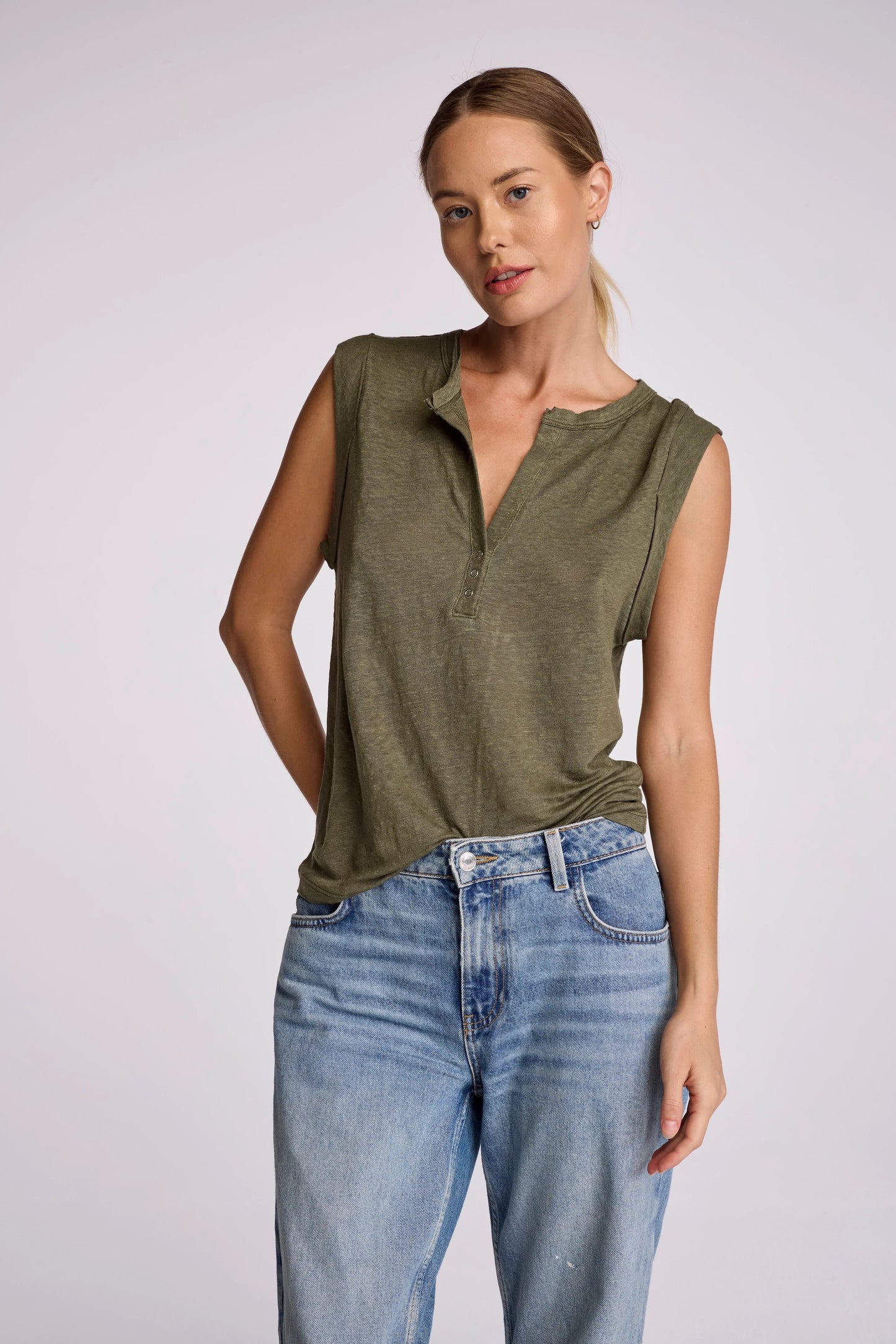Linen Sky Tee