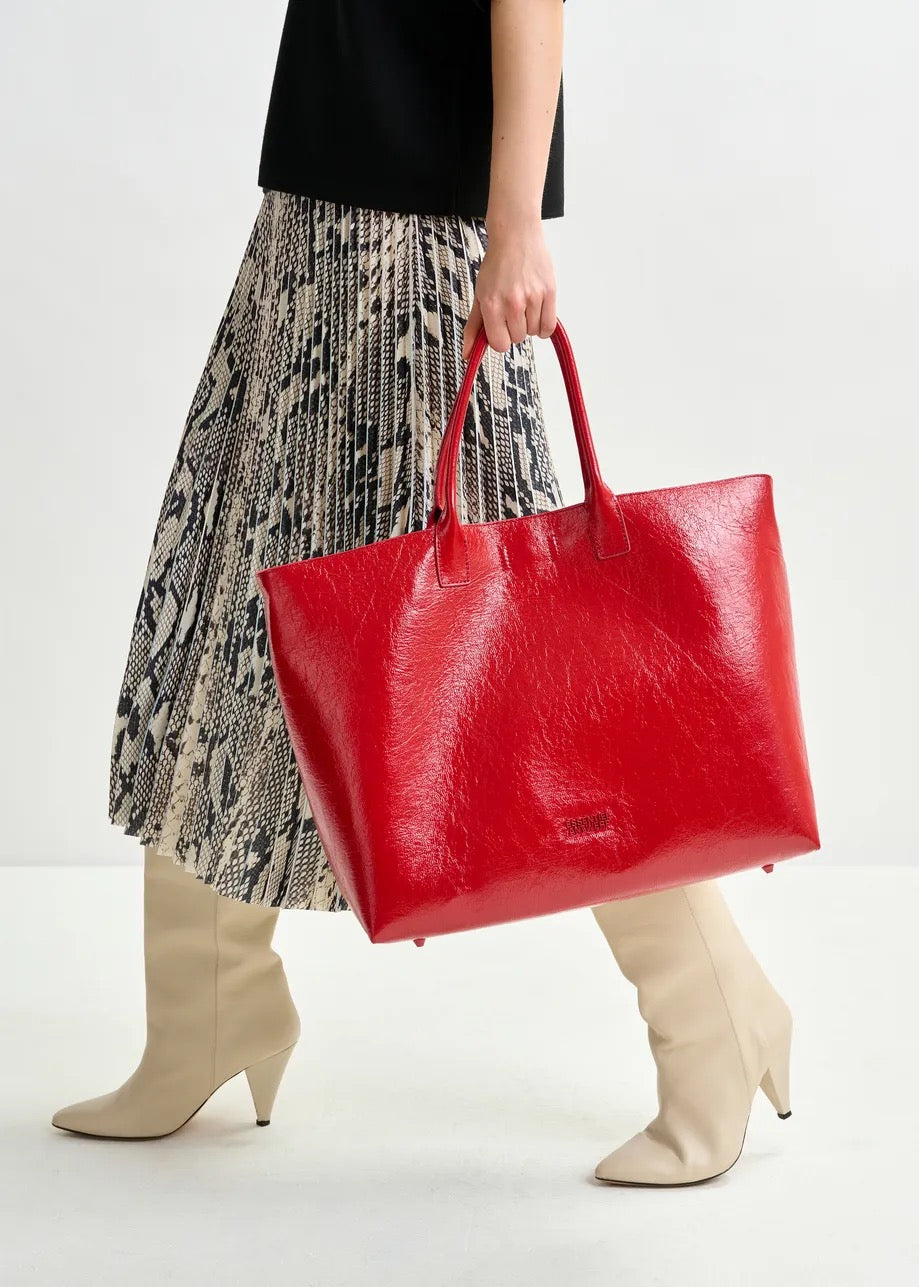 Indira Pleated Midi Skirt