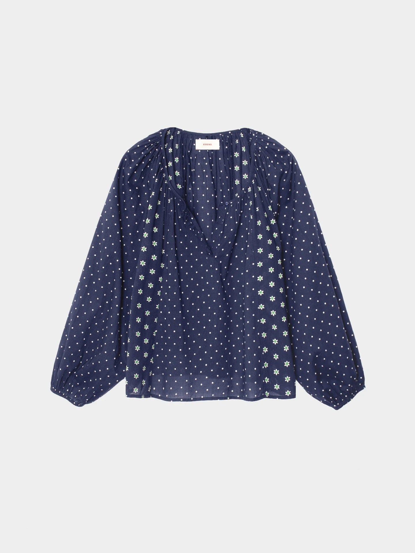 Navy Daisy Willa Top