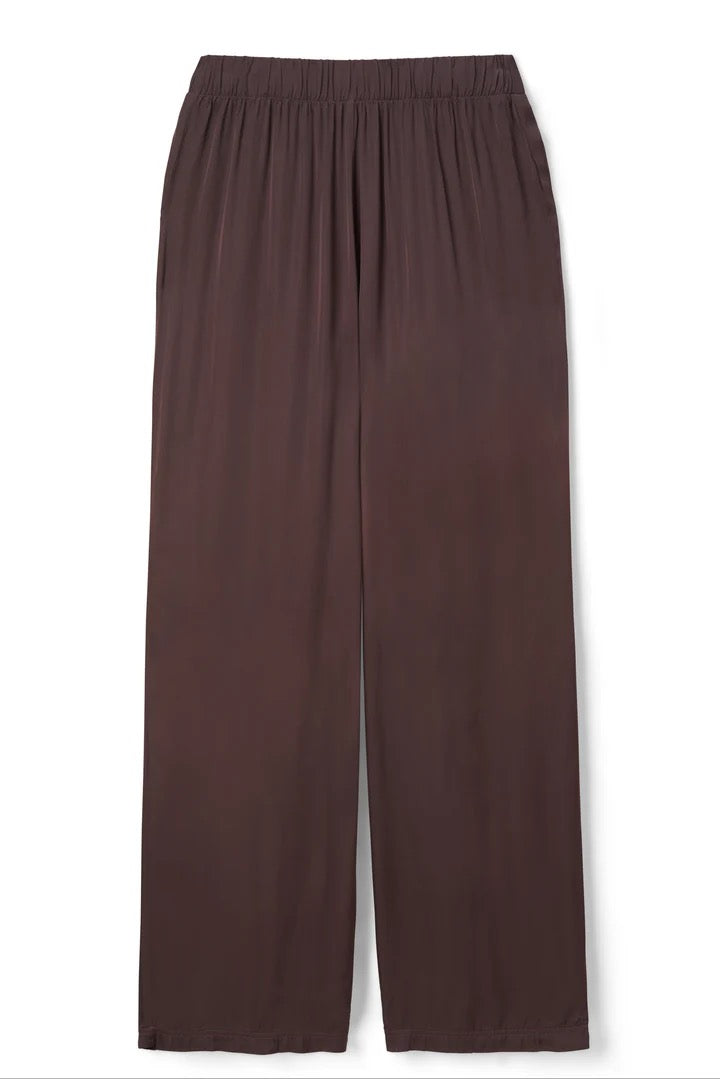 Camile Satin Wide Leg Pant