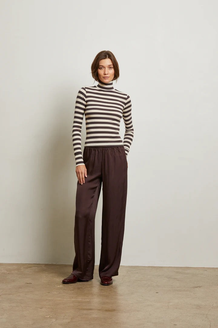 Camile Satin Wide Leg Pant