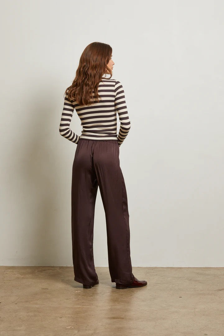 Camile Satin Wide Leg Pant