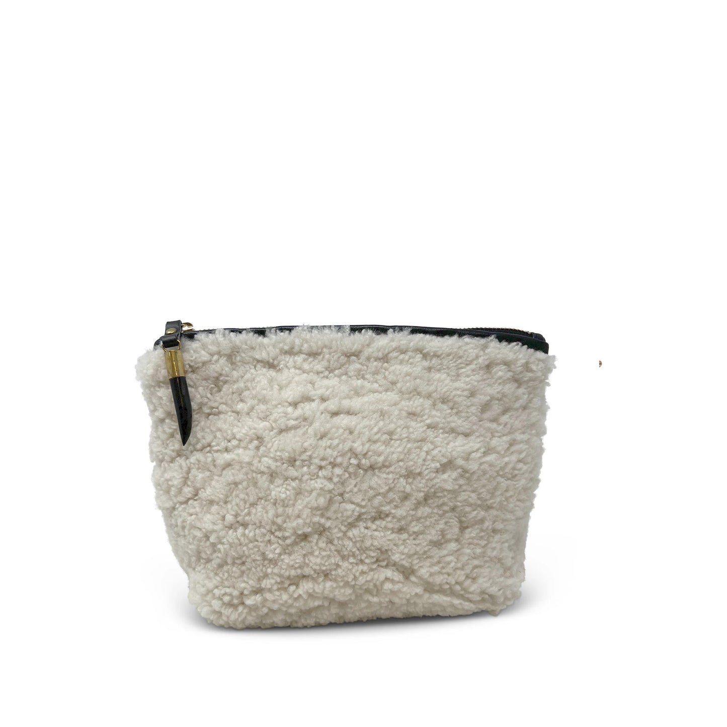 Shearling Makeup Bag