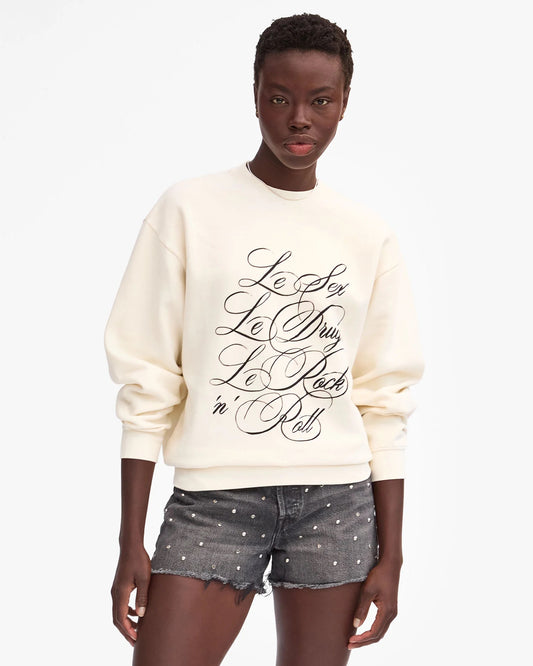 Oversized Sweatshirt with Le Sex