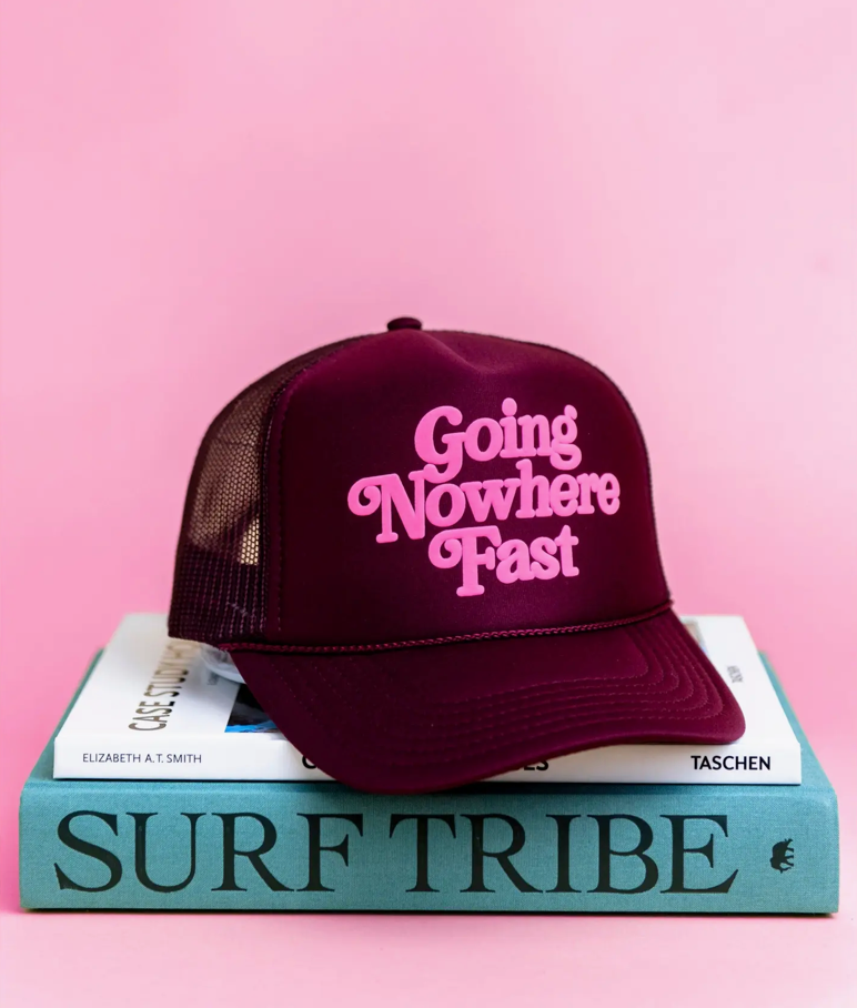 Going Nowhere Fast Trucker Hat