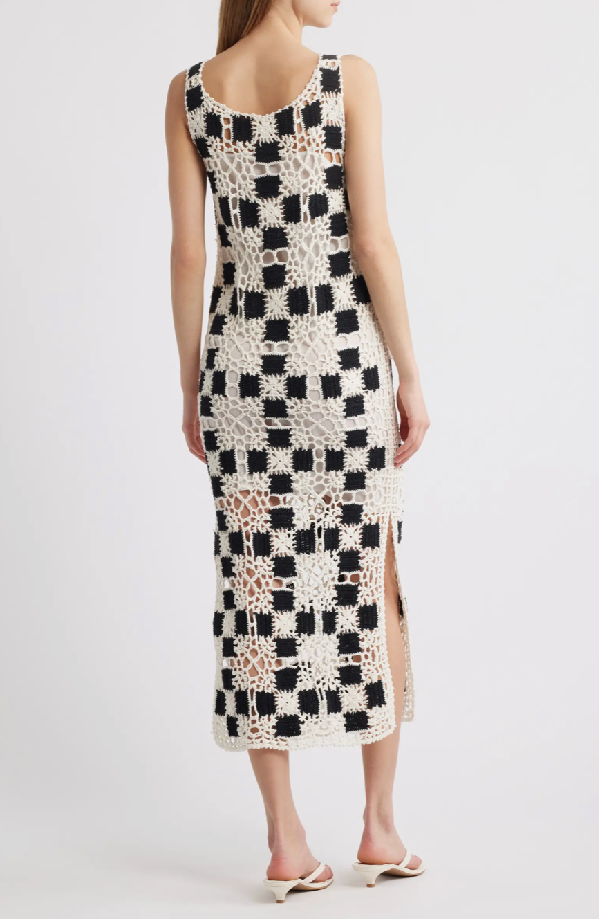 Lily Crochet Midi Dress