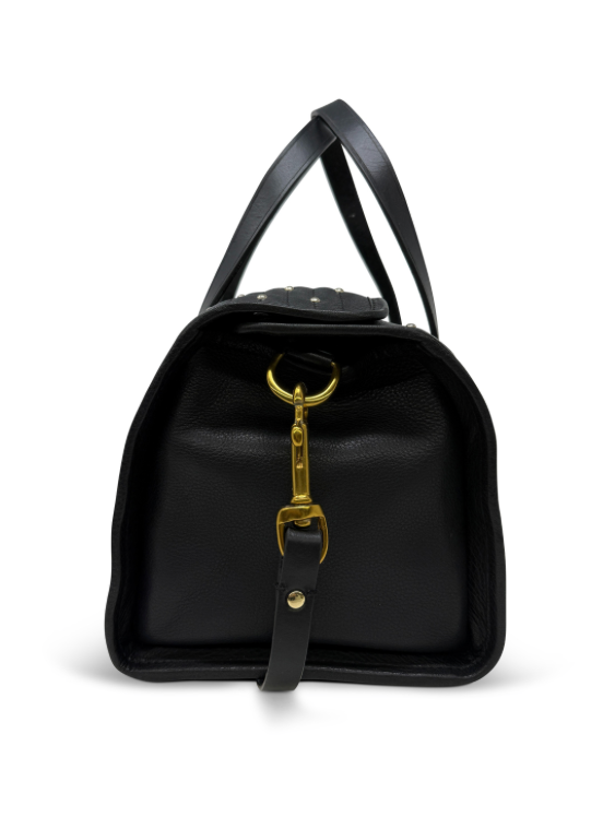 Ella Bag - Black Quilted Stud