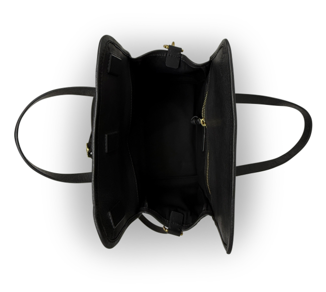 Ella Bag - Black Quilted Stud