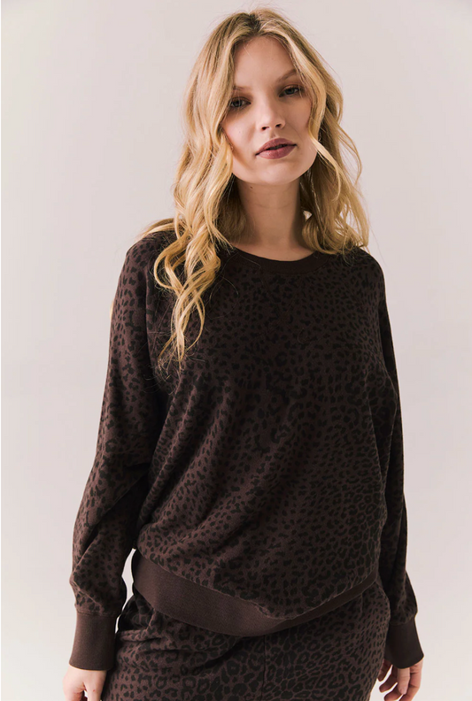 Valentine Leopard Pullover